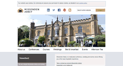 Desktop Screenshot of missendenabbey.co.uk