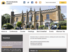Tablet Screenshot of missendenabbey.co.uk